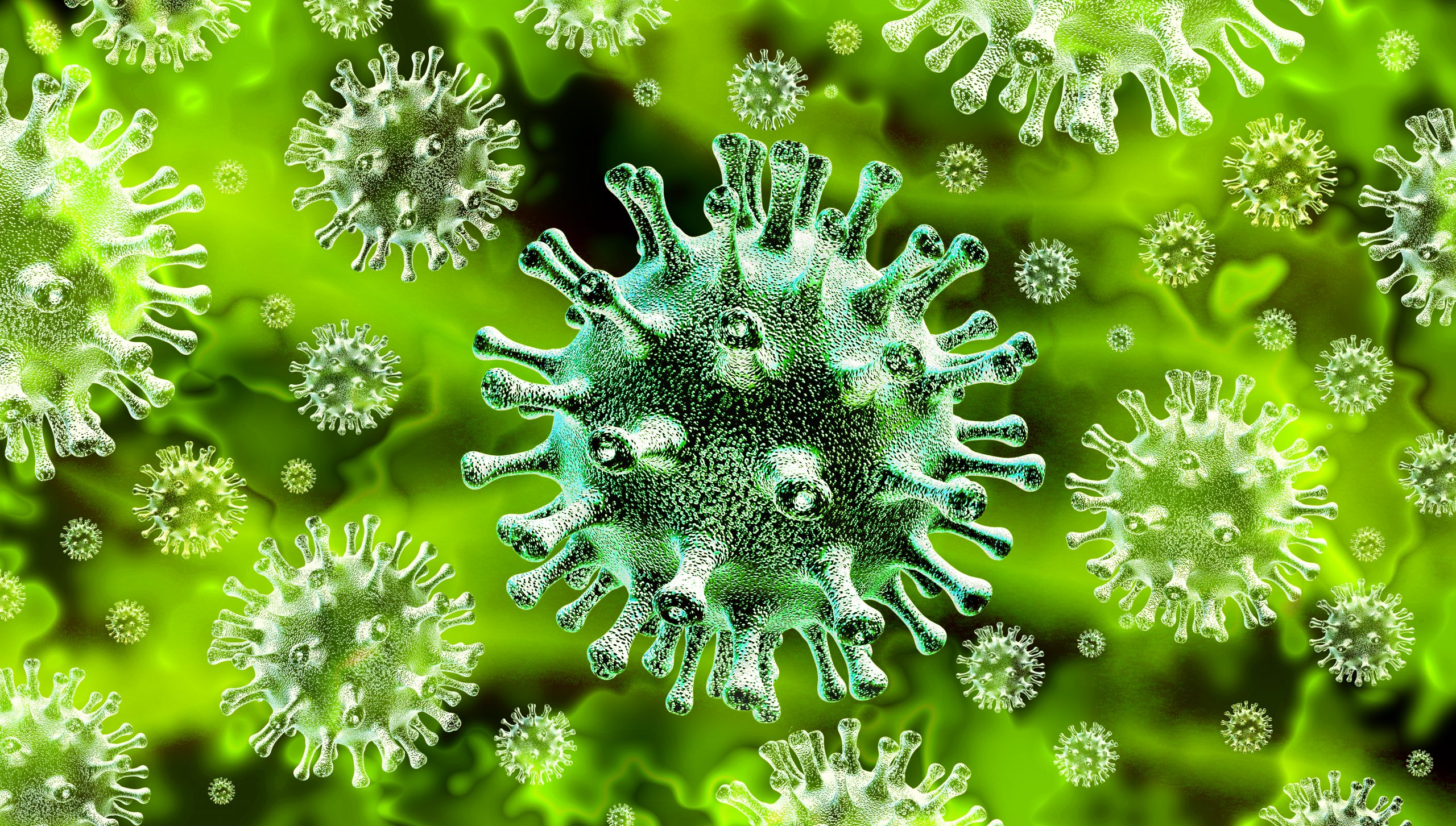 Corona virus groen